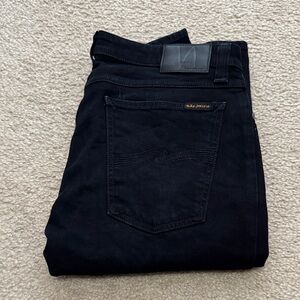 Nudie Jeans Men’s Black Denim 34 36